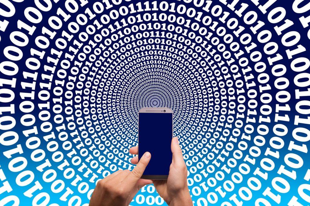 a person holding a phone