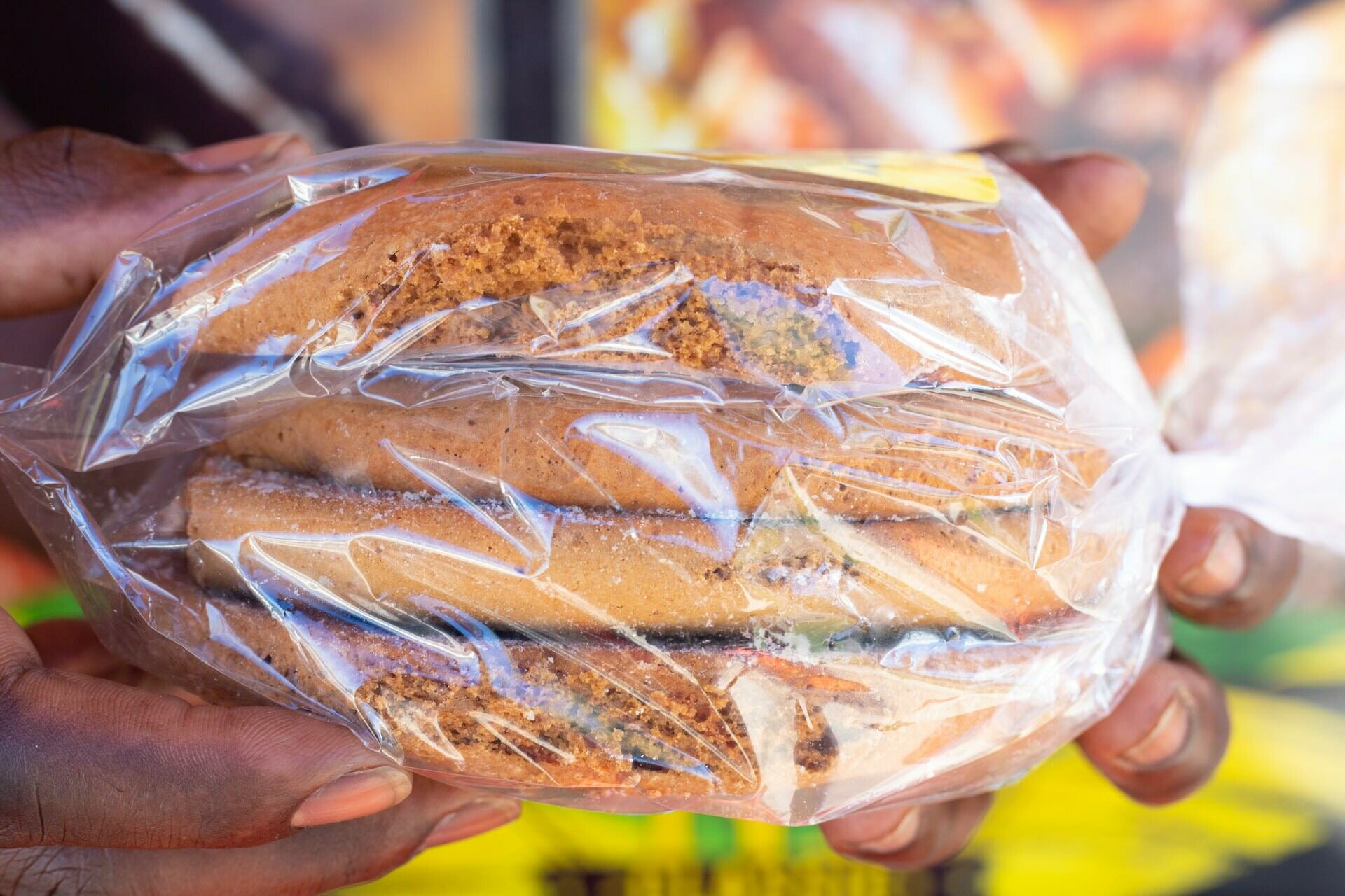 shrink wrap food