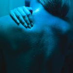 a person holding their hands together