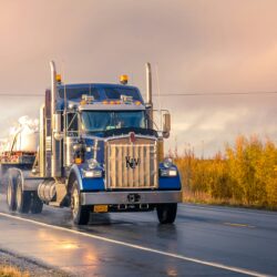 a large truck on the road