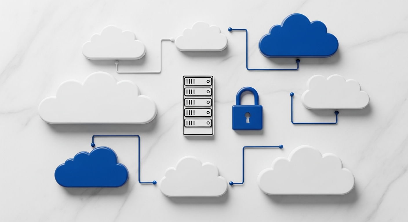 Hyper-automation workflow diagram illustrating advanced digital tools for business productivity